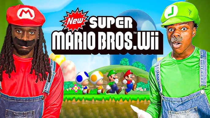 Kai Cenat and IShowSpeed playing Mario